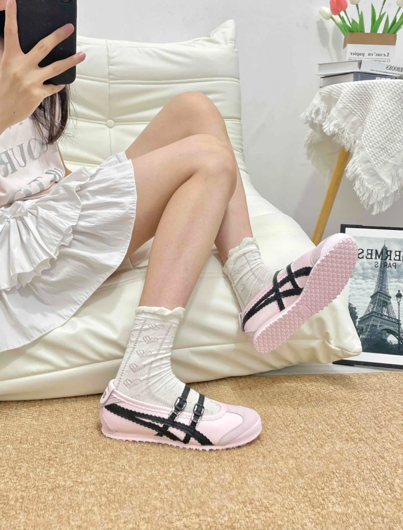 🇯🇵Onitsuka Tiger 鬼冢虎  “MEXICO 66 TGRS 玛丽珍芭蕾鞋” 