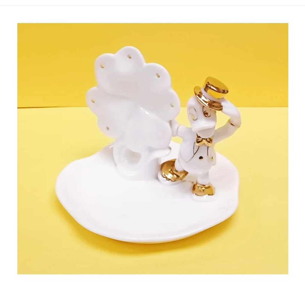 EARRING HOLDER 骨瓷耳環首飾座  Donald Duck  (KD-54)