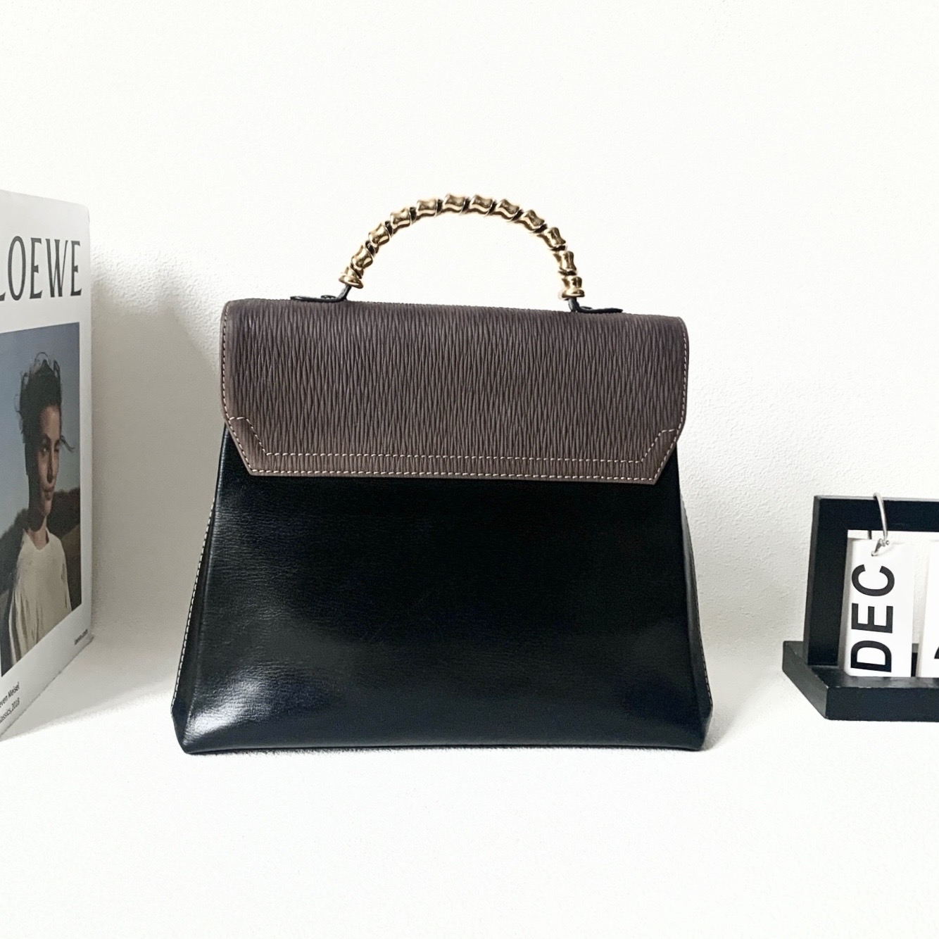 【預訂貨品】Loewe黑金蛇骨Kelly