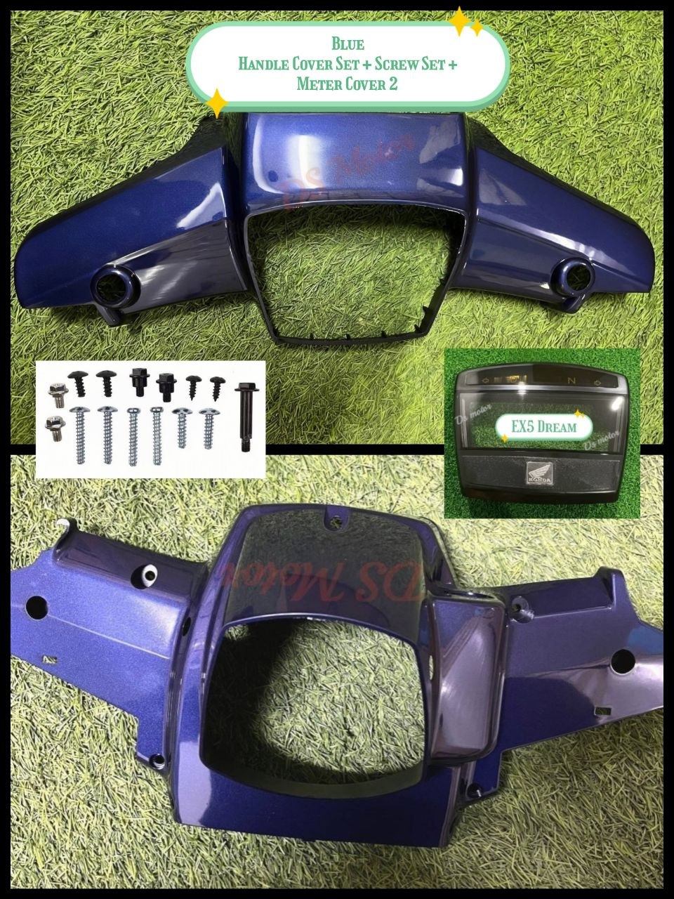 Honda Ex5 Dream Handle Cover 53104 / 53105-GN5-900 ( Loose Inner Parts )