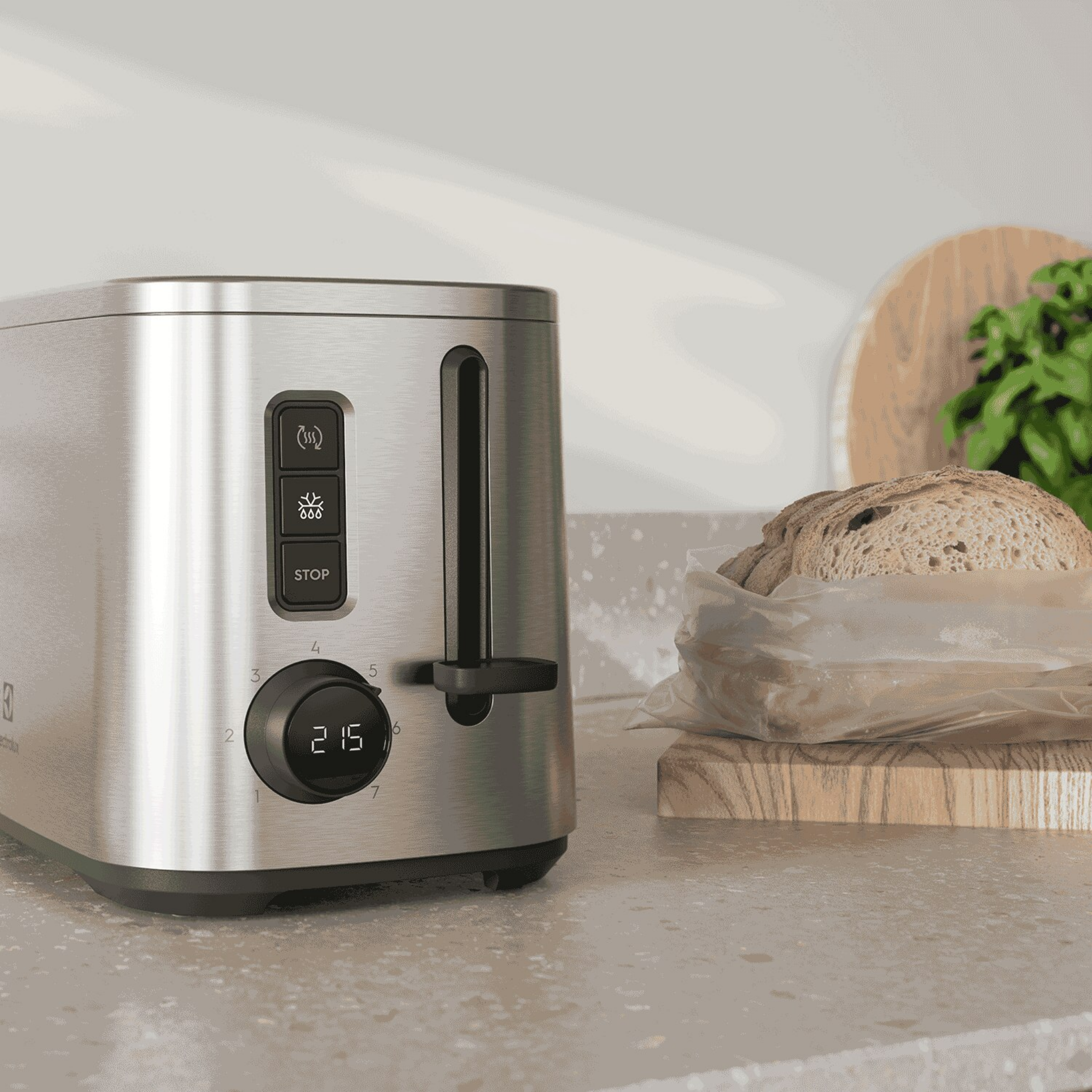 Electrolux Create 5 2-Slice Toaster Stainless Steel (E5TS1-50ST)