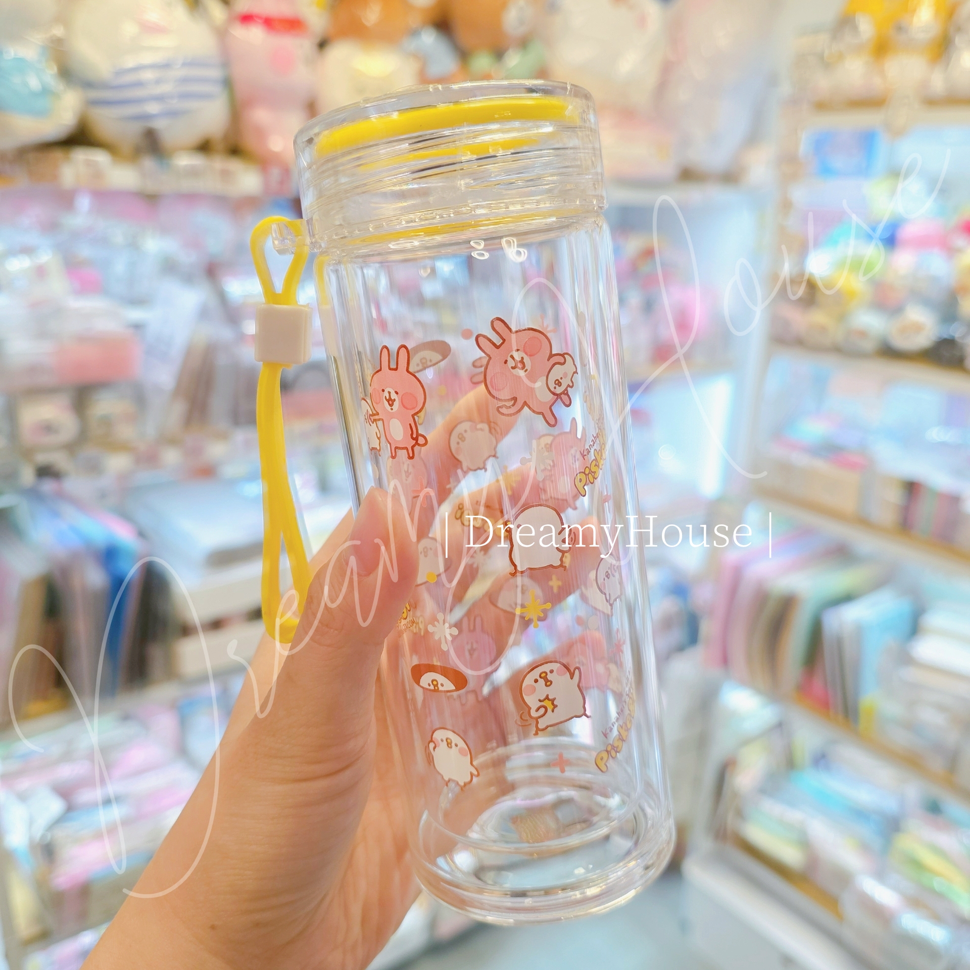 台灣 kanahei 雙層玻璃杯 水樽 300ml