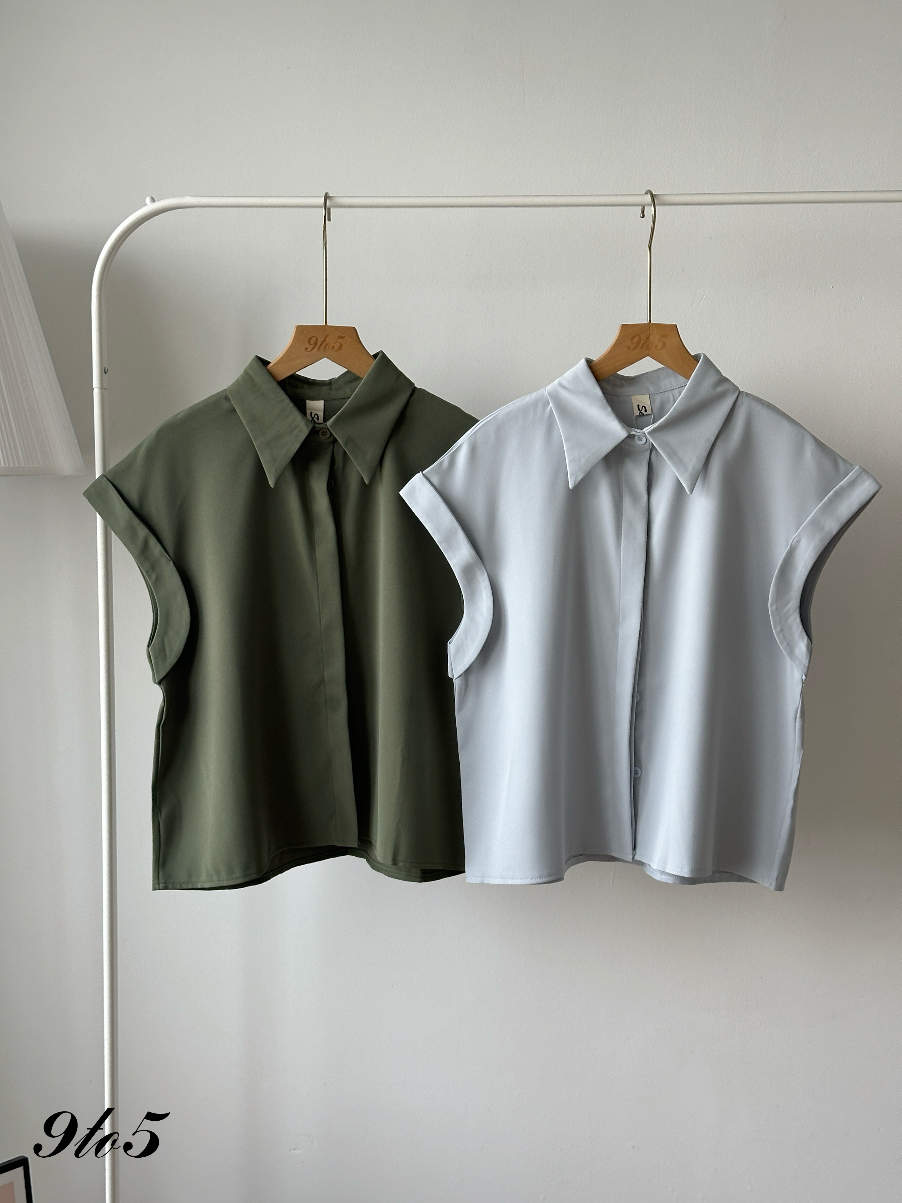 T4396 Cape Sleeve Shirt - 5 Colors 