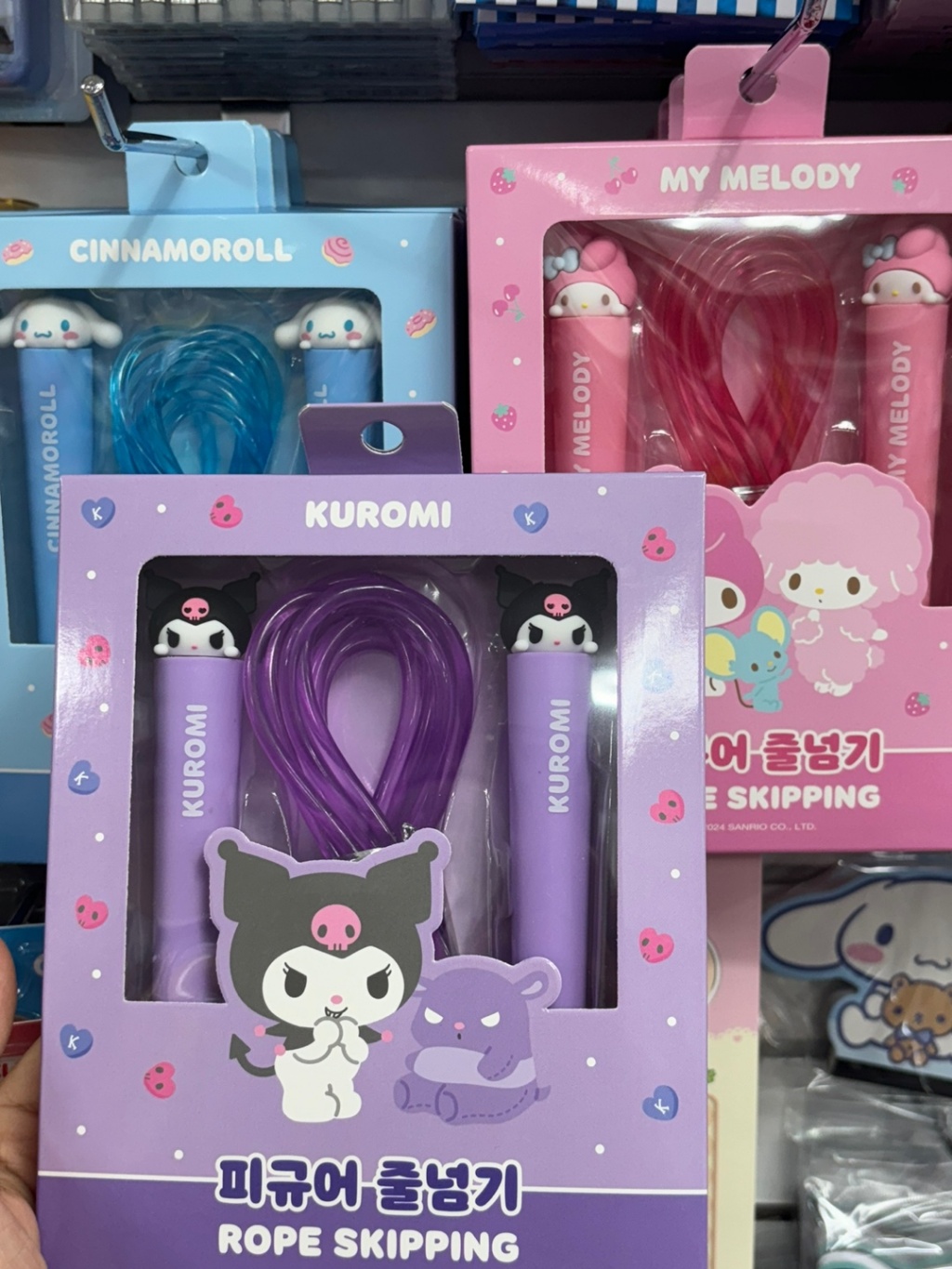 【預訂】韓國直送 Sanrio 立體公仔兒童跳繩 