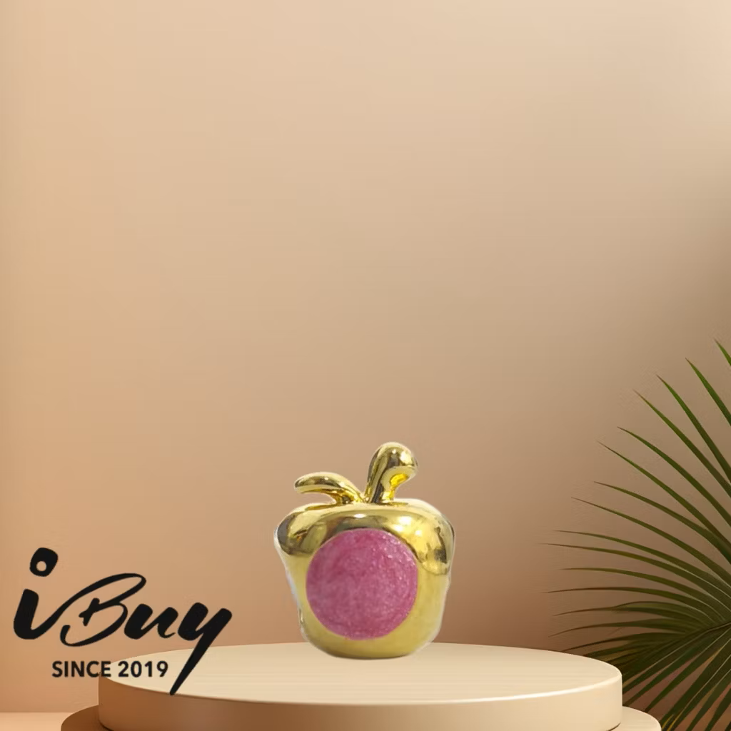 916 GOLD 3L APPLE CHARM BEAD 916 金 3L 苹果串咀
