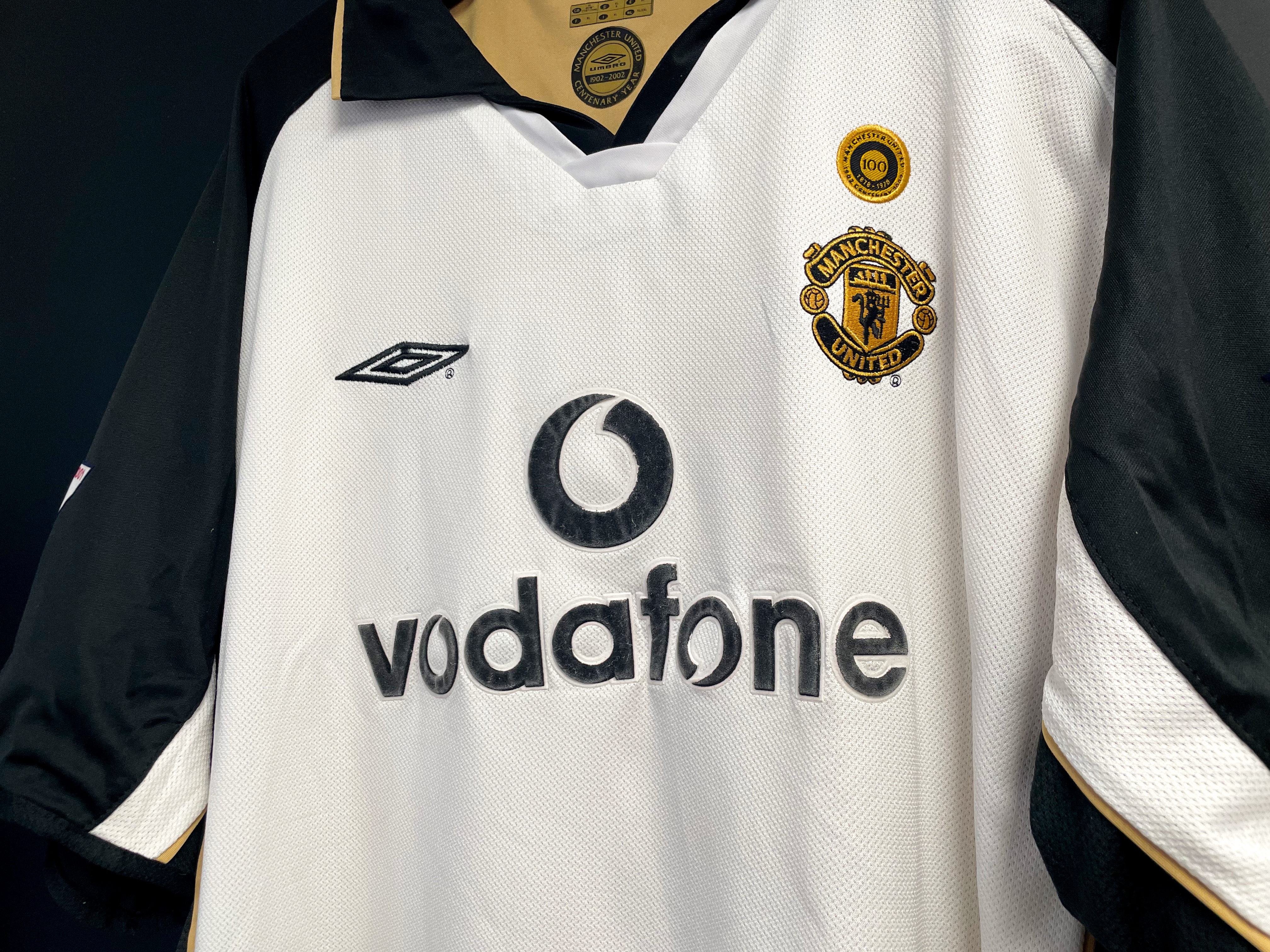 曼聯01/02百週年 碧咸 MANCHESTER UNITED AWAY BECKHAM