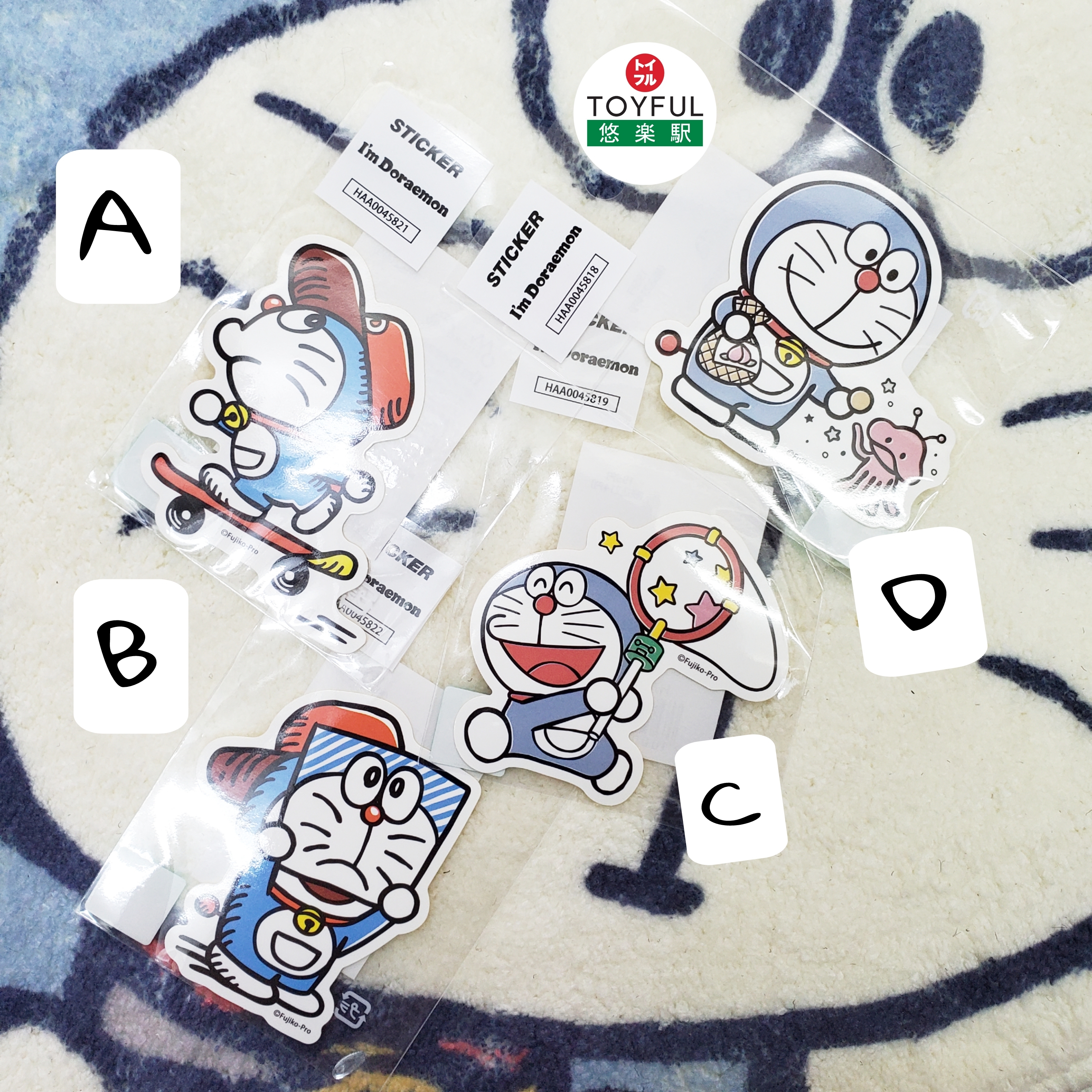 [現貨] [日本直送] 多啦A夢 ｜ 貼紙 {TF2305187}