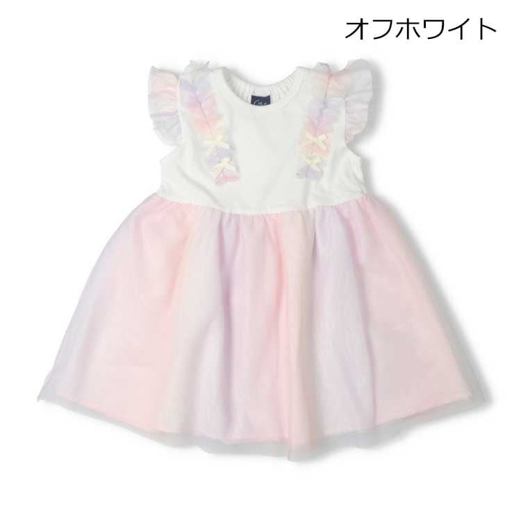 🆕【⭐訂購⭐】 🇯🇵日本直送🌀薄紗荷葉邊 拼接 連身裙［2款選］🌀[ELDA-0131][260514]