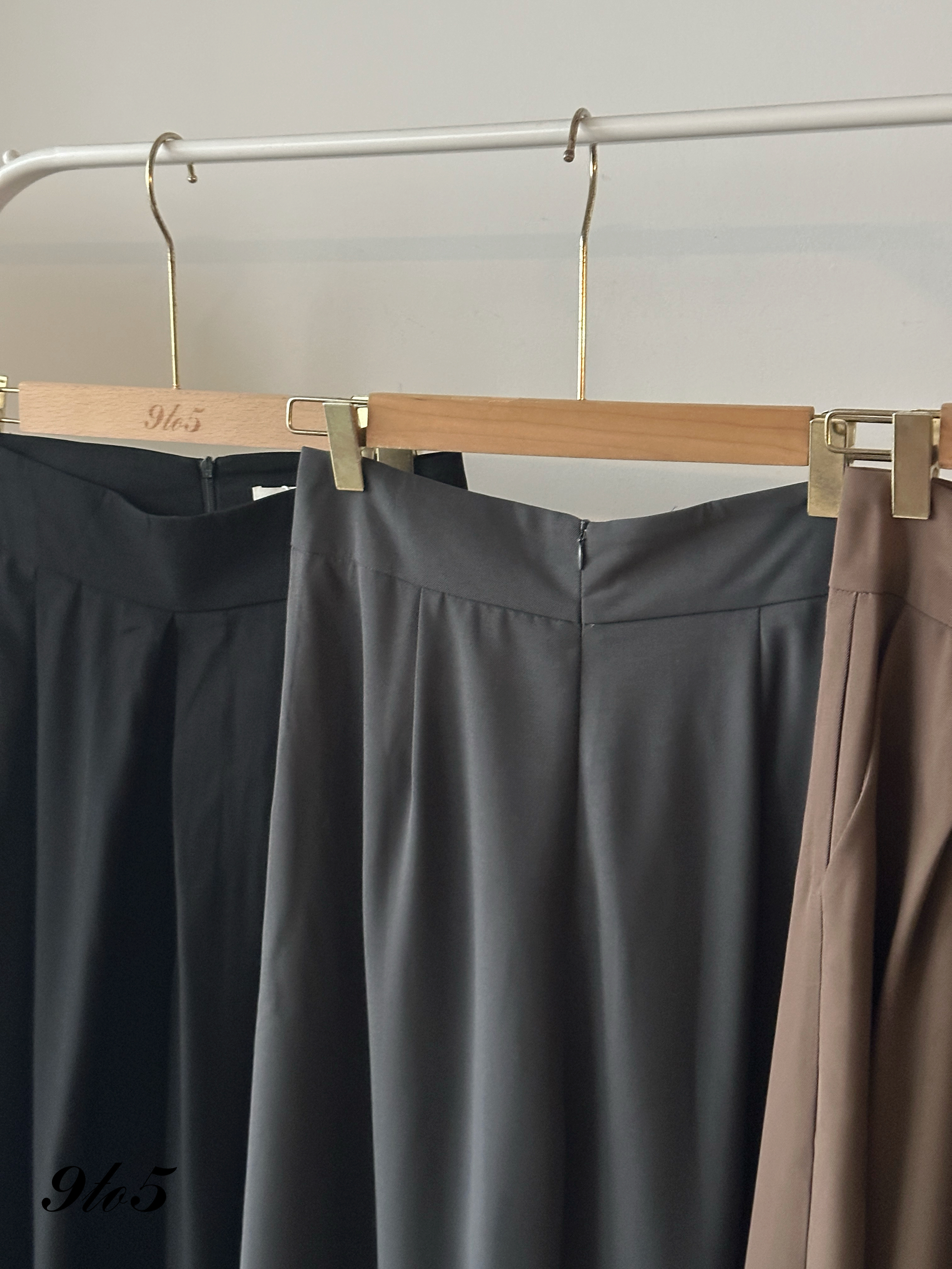 S1875 Wide Leg Logn Pants - 3 Colors 