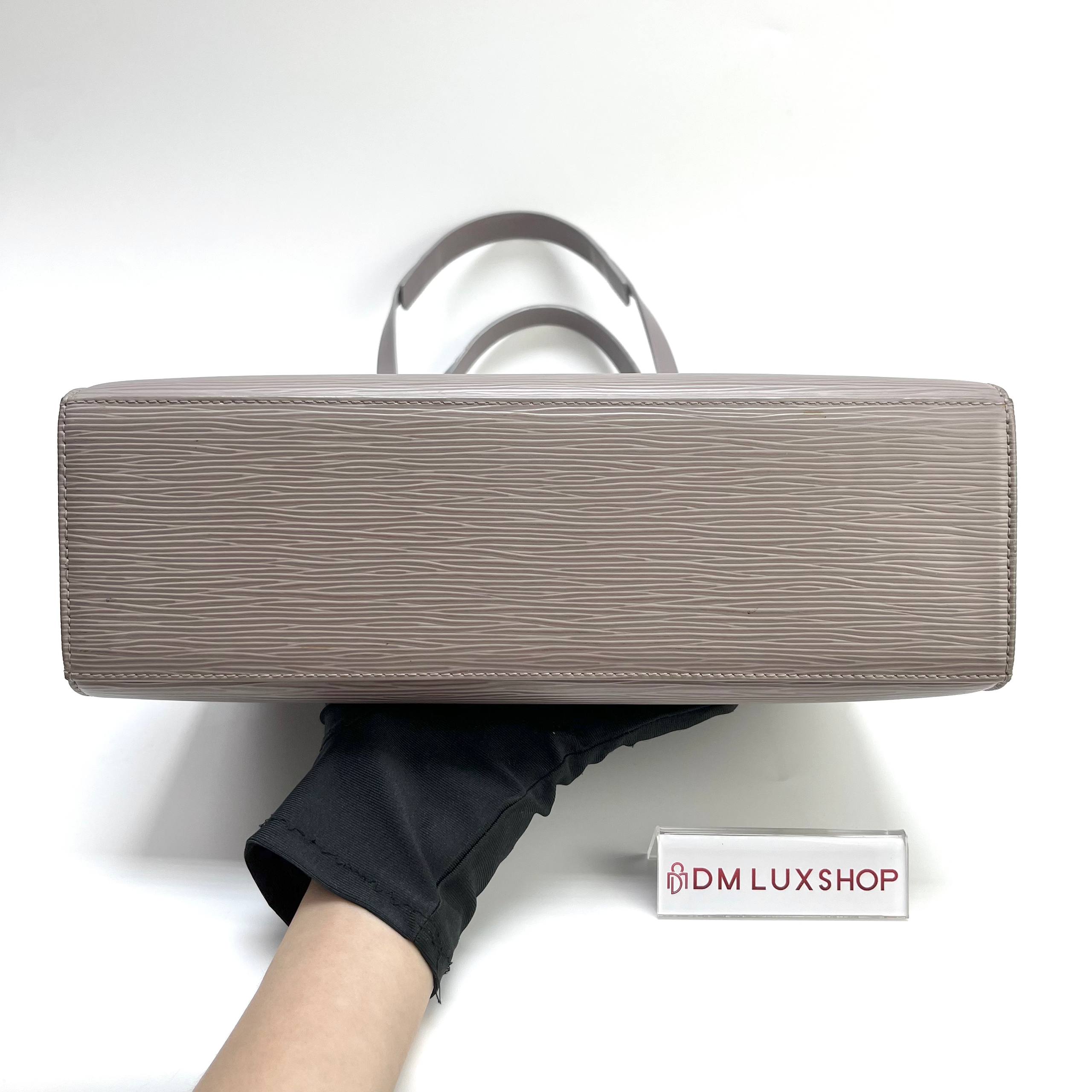 LV Purple Epi Leather Tote Bag