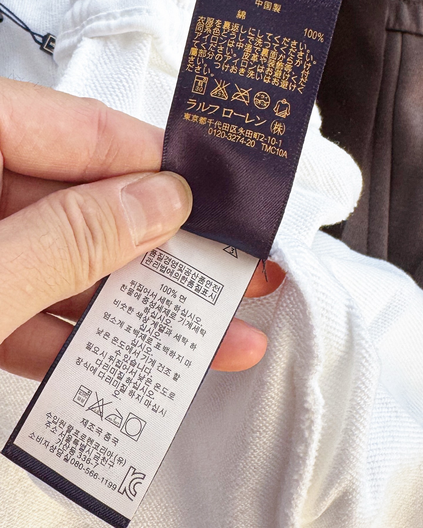 $168條。R/alph L/auren (RL) 夏季專櫃款純棉刺繡短褲