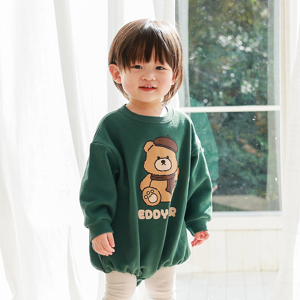 UBMOM 2023 Winter Teddy Series Berry Teddy 連身衣-綠色