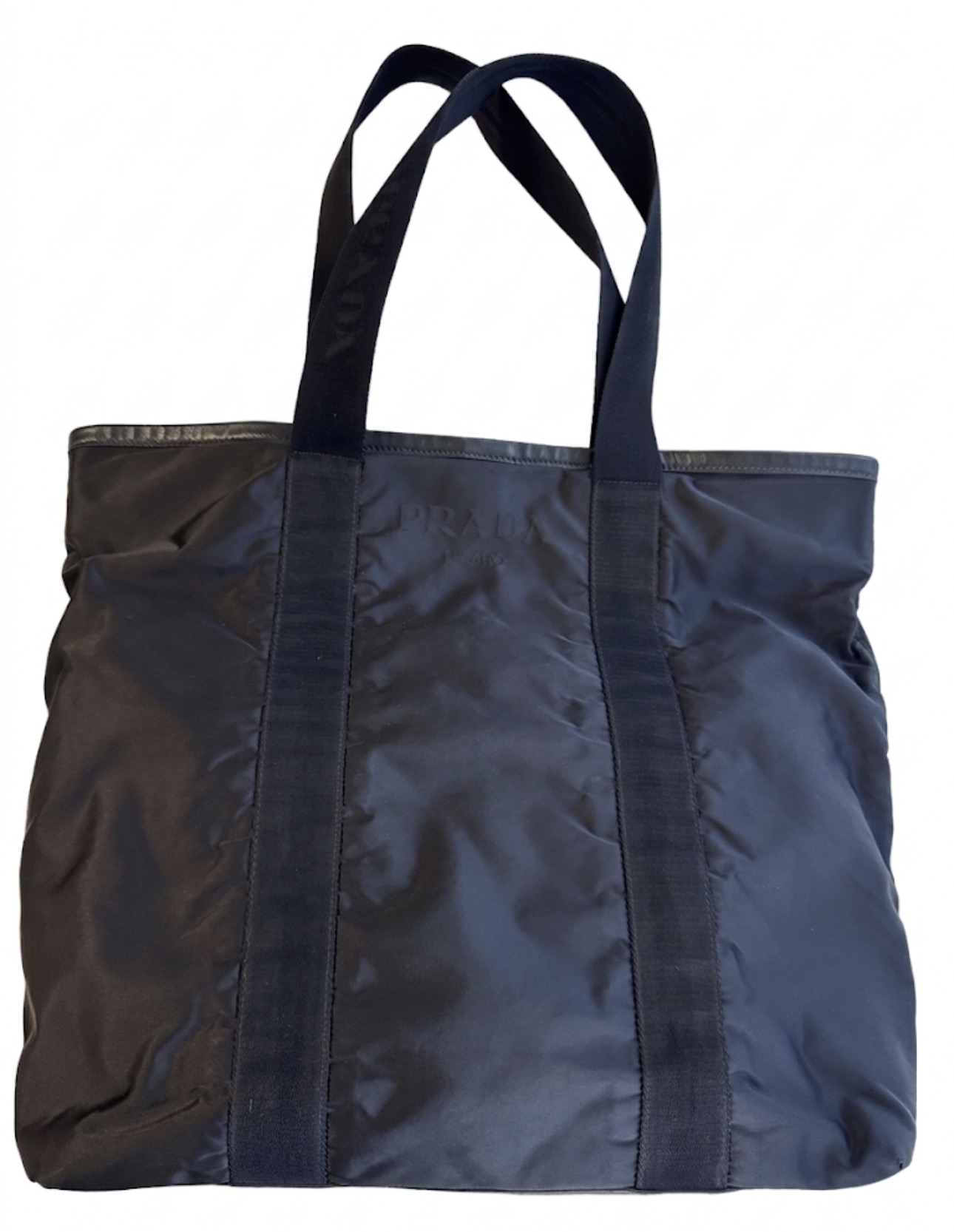 Prada Nylon Shopper Tote Bag
