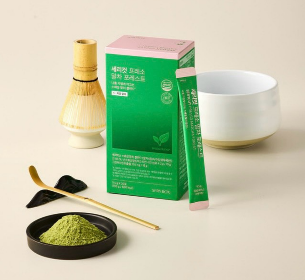 抹茶瘦身｜韓國 SeryBox 減脂去水腫 森林 特調 抹茶飲 20條 / 盒｜Serycut Presso Matcha Forest