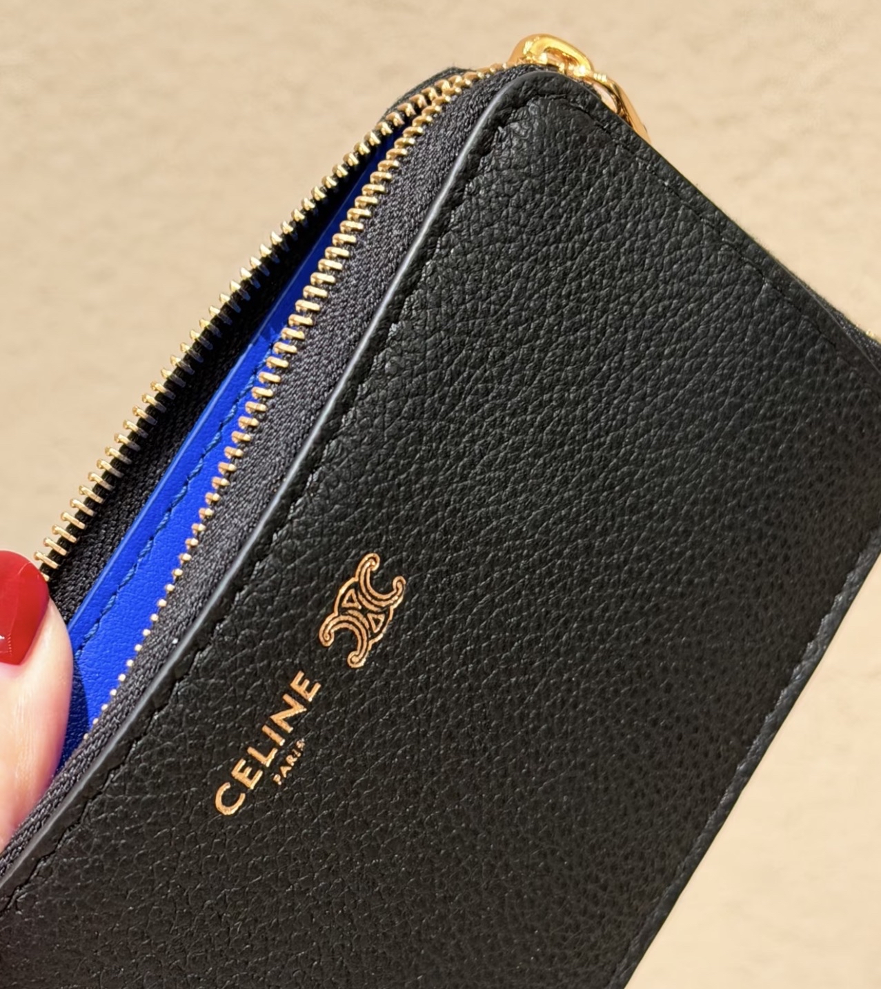 訂貨📮 Celine 新款 牛皮拉鏈銀包/Cardholder Size 13.5x8x1cm