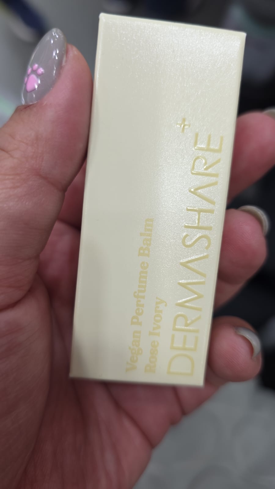 dermashare perfume balm rose ivory