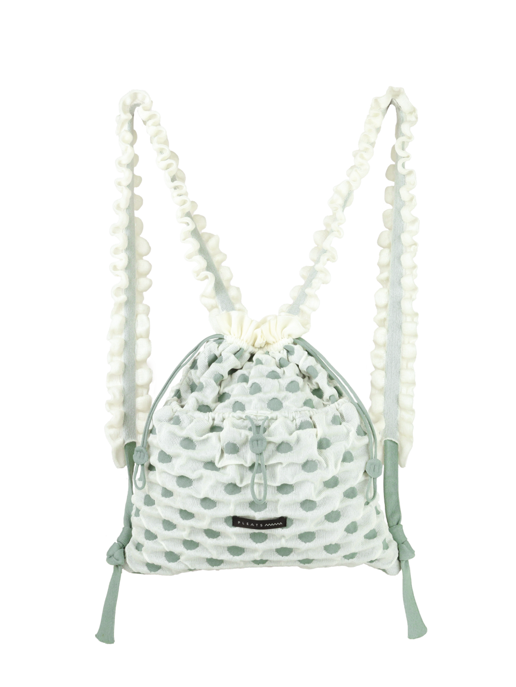 PLEATSMAMA Polka Dot Backpack (4色)