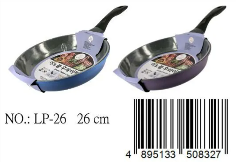 LP26/鷹牌不黏花崗岩紋平底煎PAN  (韓國製)
