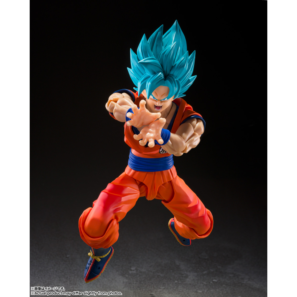 INCOMING SHF Dragon Ball SSGSS Goku Blue Power Transcending Limits