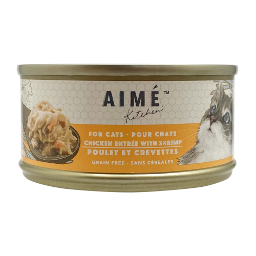 AIME KITCHENS 無穀物 雞肉配蝦仁 營養貓罐 85g