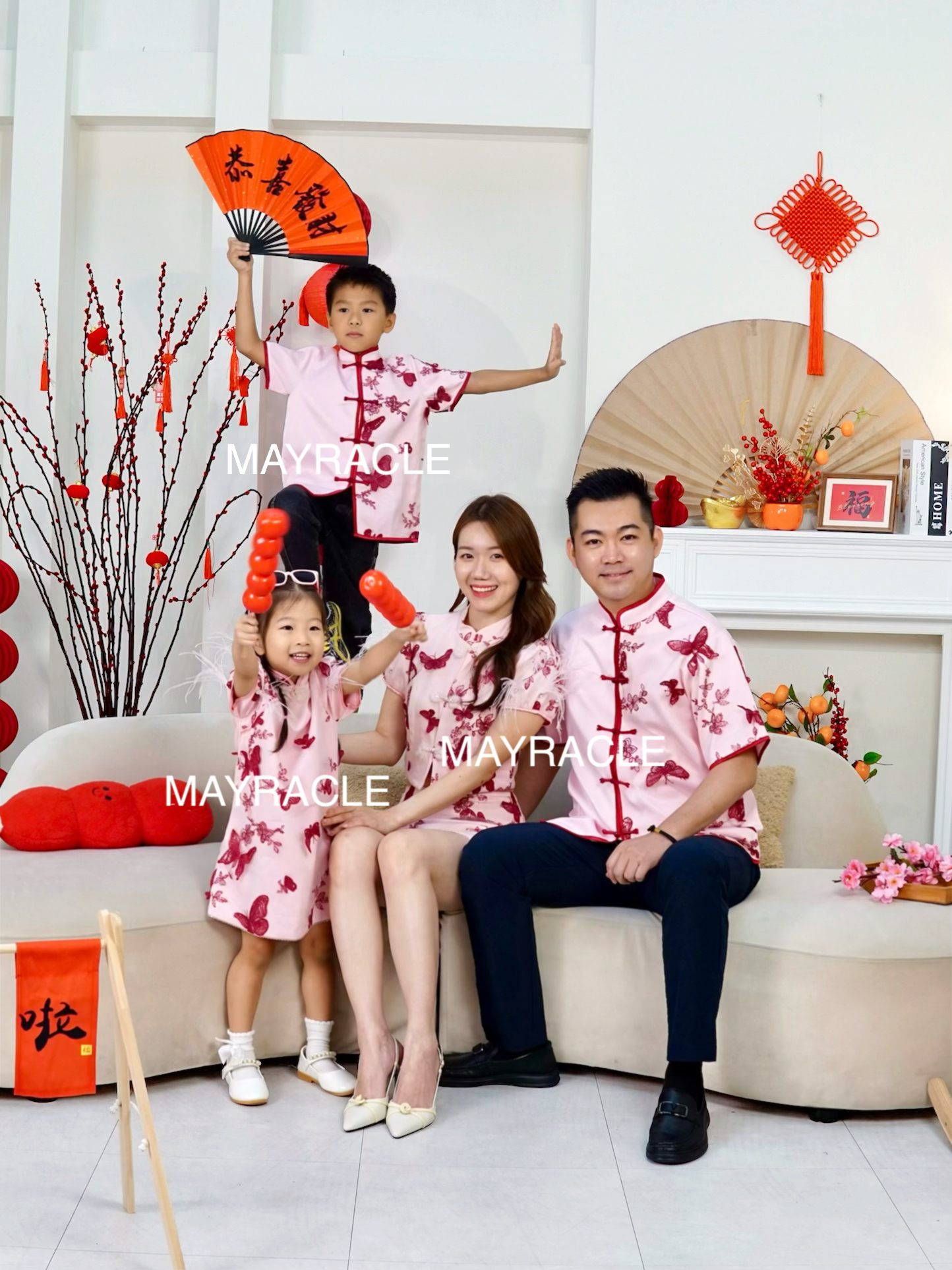 [PRE-ORDER] CNY 2027 Butterfly (蝶) Top + Skort Set