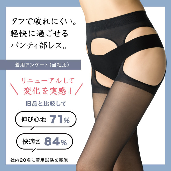 代購【 2026 升級版  日本直送 ATSUGI 厚木 快 系列 無內褲位絲襪 絲襪 | Panty-Free Stockings 】