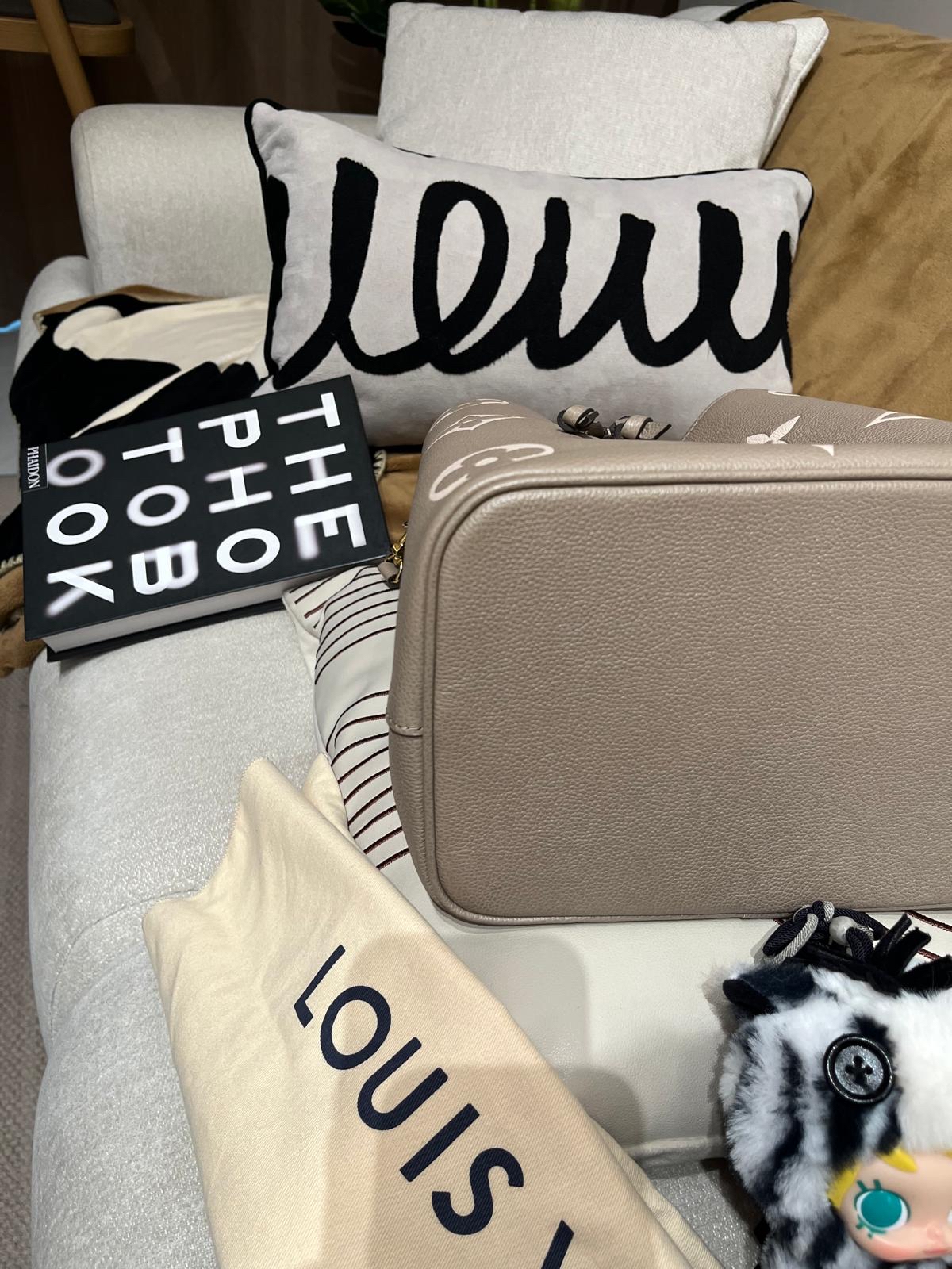 Lv neonoe mm M45555 Monogram Empreinte 牛皮 100%Authentic,98%new ✅專店收據✅NFC✅pouch✅防塵袋