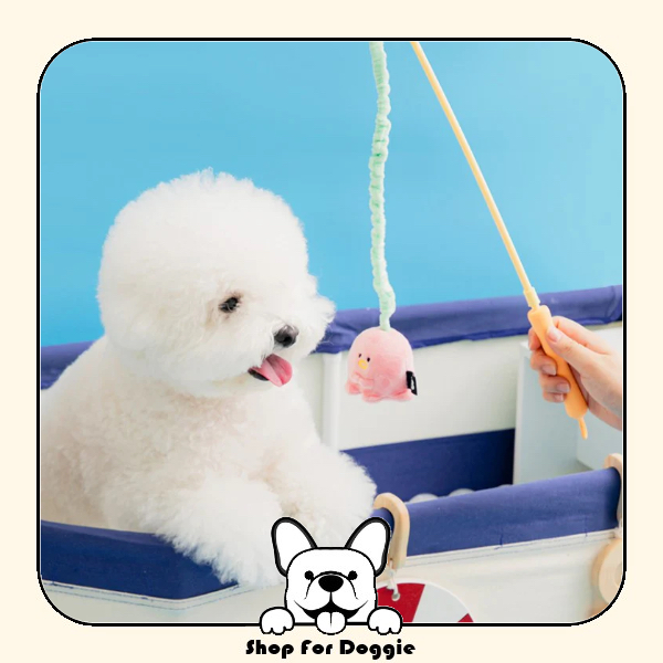 韓國 Bite Me 拖船釣魚竿玩具-海洋生物