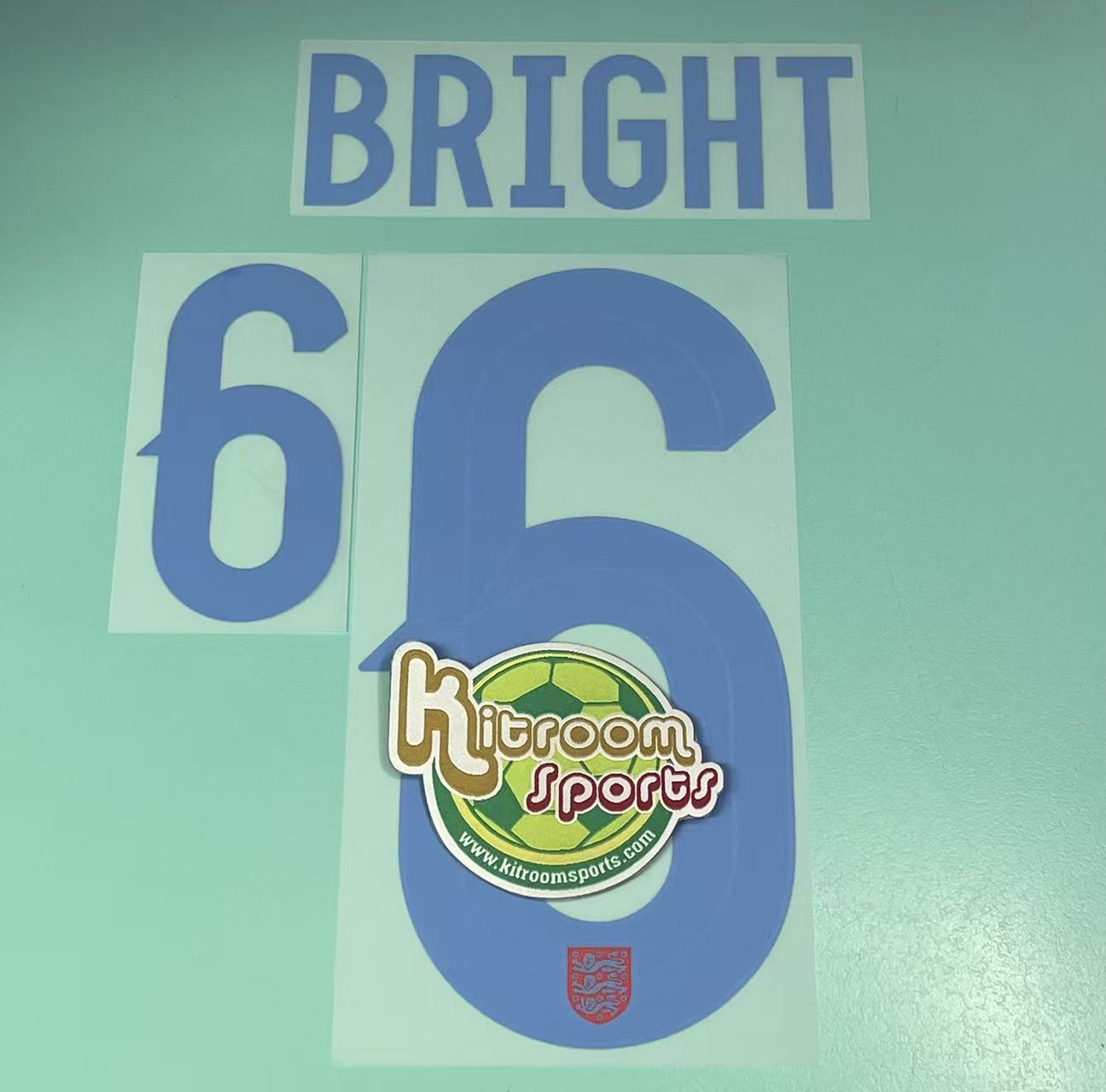 2025 England Away Nameset #6 BRIGHT ( Women )