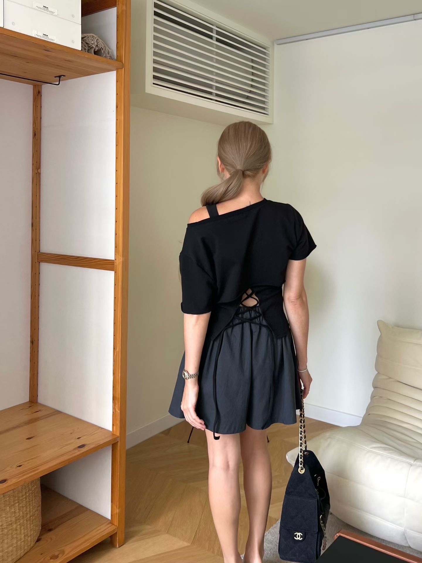 B23 吊帶+ crop top set 