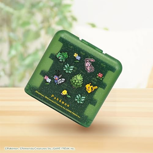 【預售 9月】SW2 HORI 遊戲卡收納盒 (24枚) [寶可夢像素風綠] / Card Case (24pcs)[Pokemon Pixel Art Green] NSX-187  PO0973