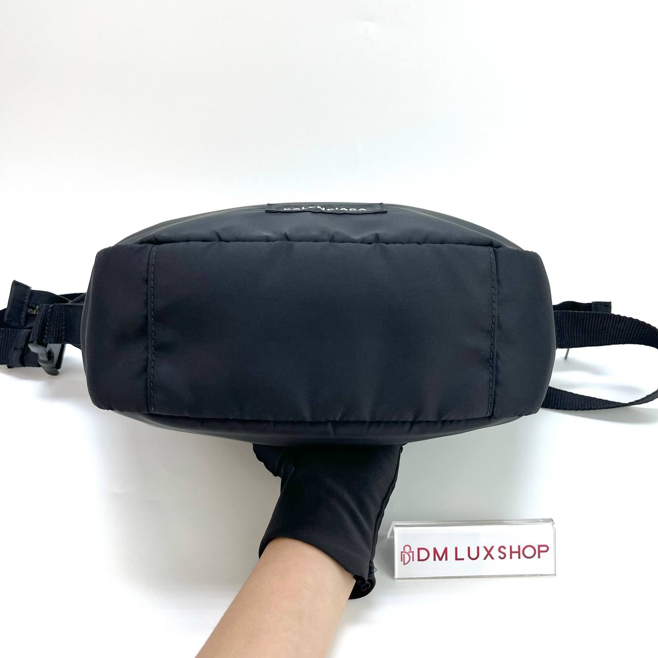Balenciaga Black Nylon Oversize Sling Bag