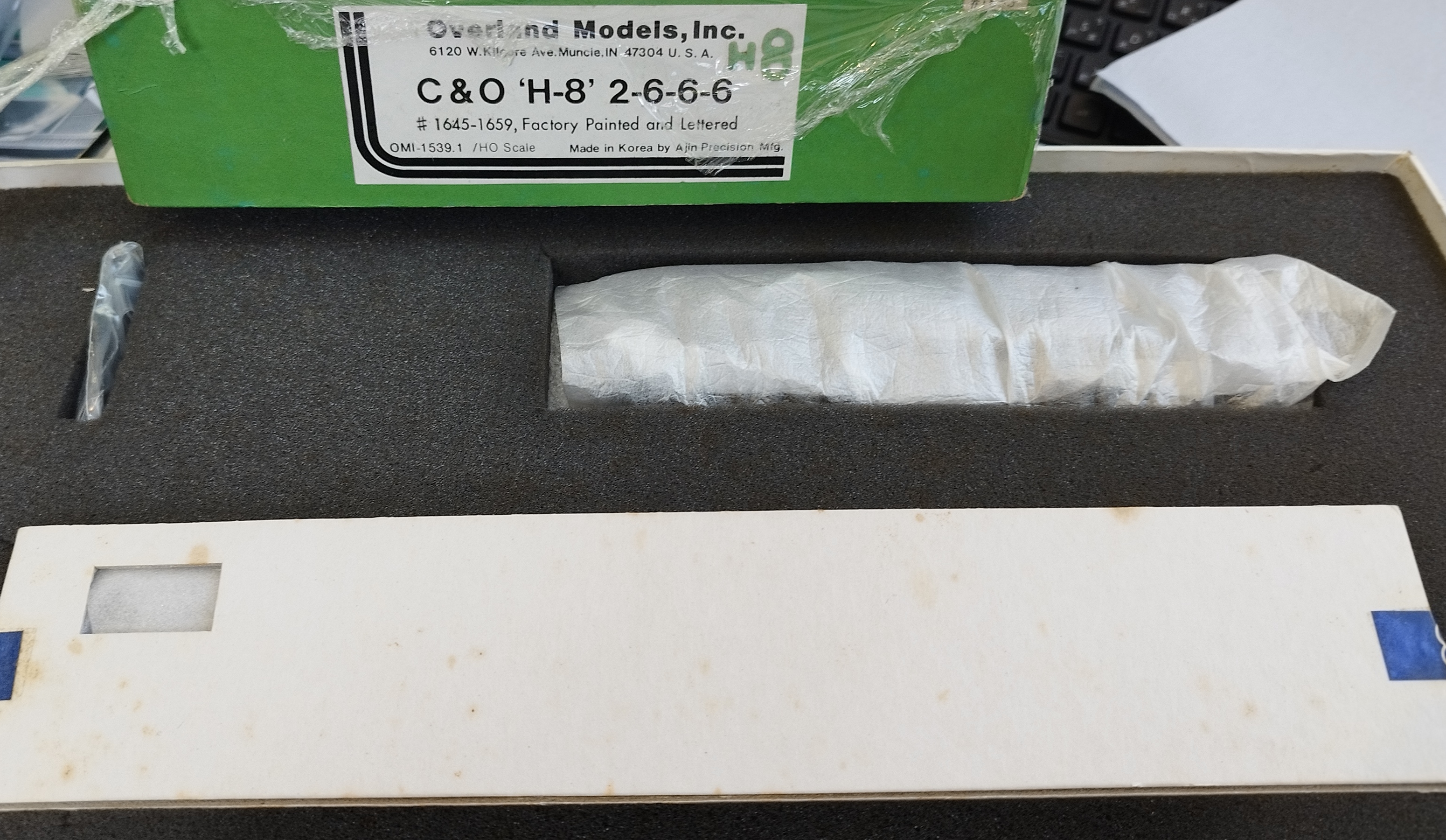 Overland OMI Brass model C&O H8 Allegheny 2-6-6-6 HO 1:87