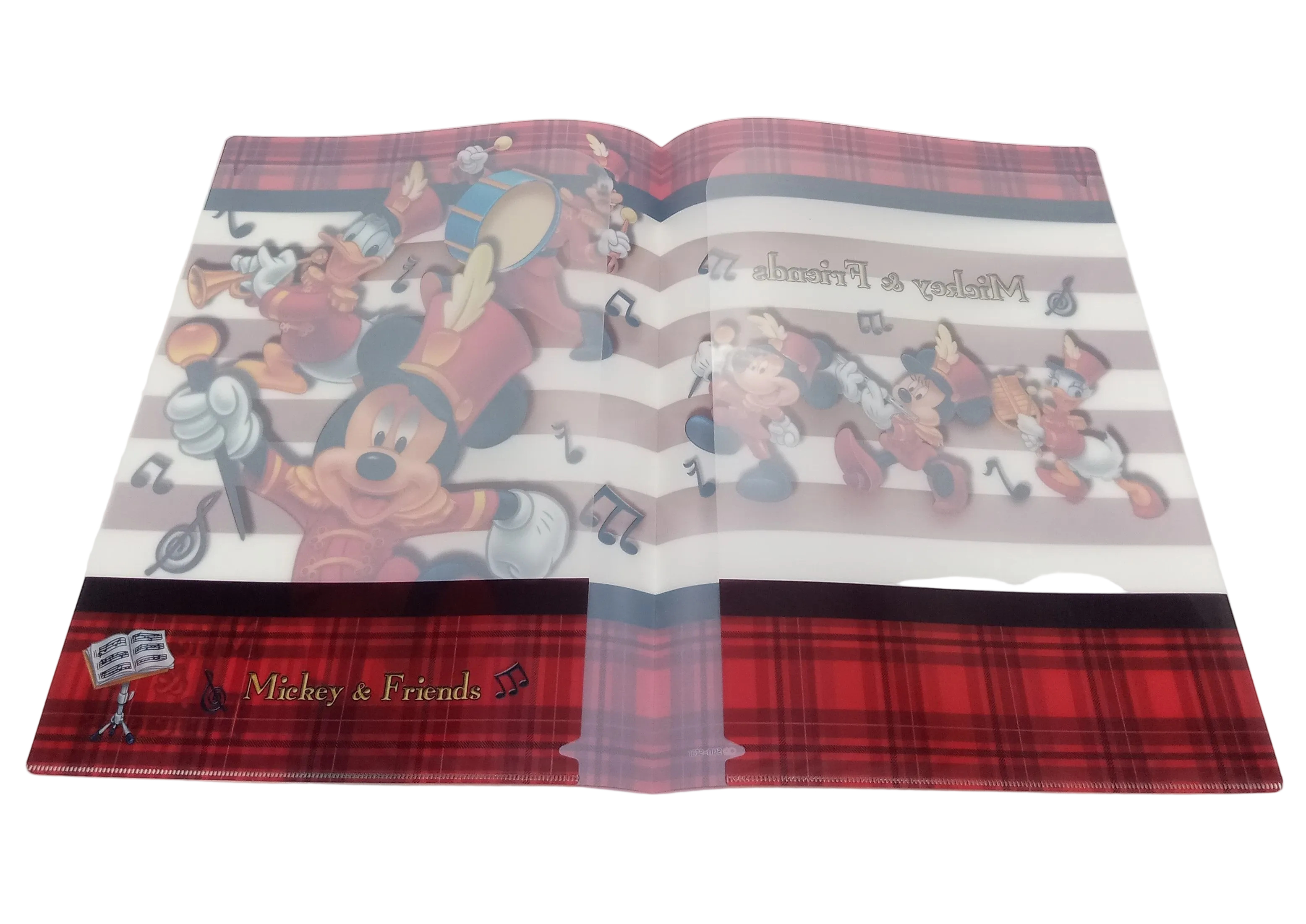 Mickey & Friends A4 雙開文件夾   (2129-728)