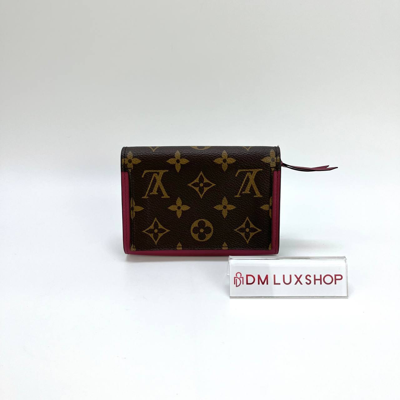 LV Monogram Portefeuille Flore Compact Wallet GHW