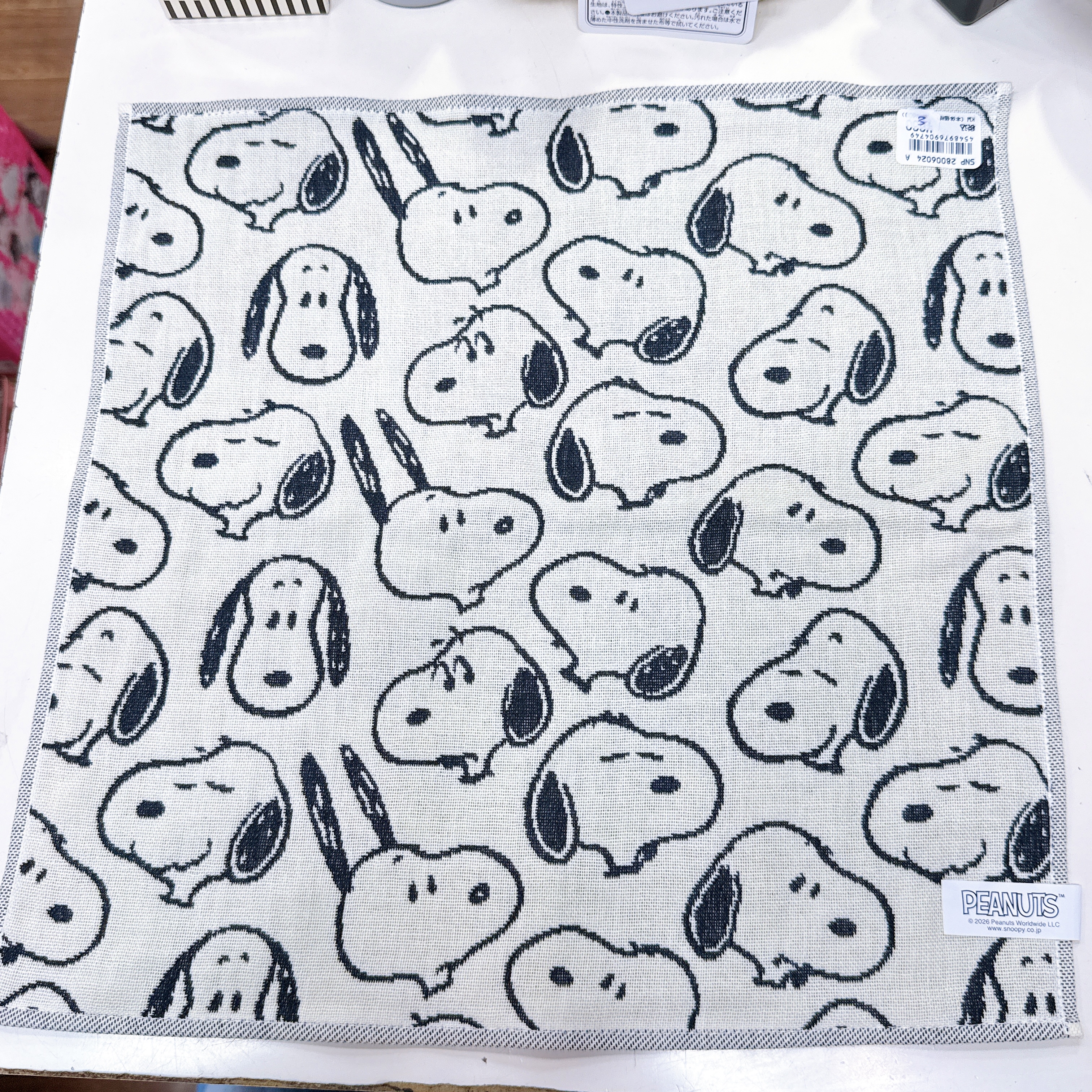 日本版Snoopy 毛巾 大約35×35 cm