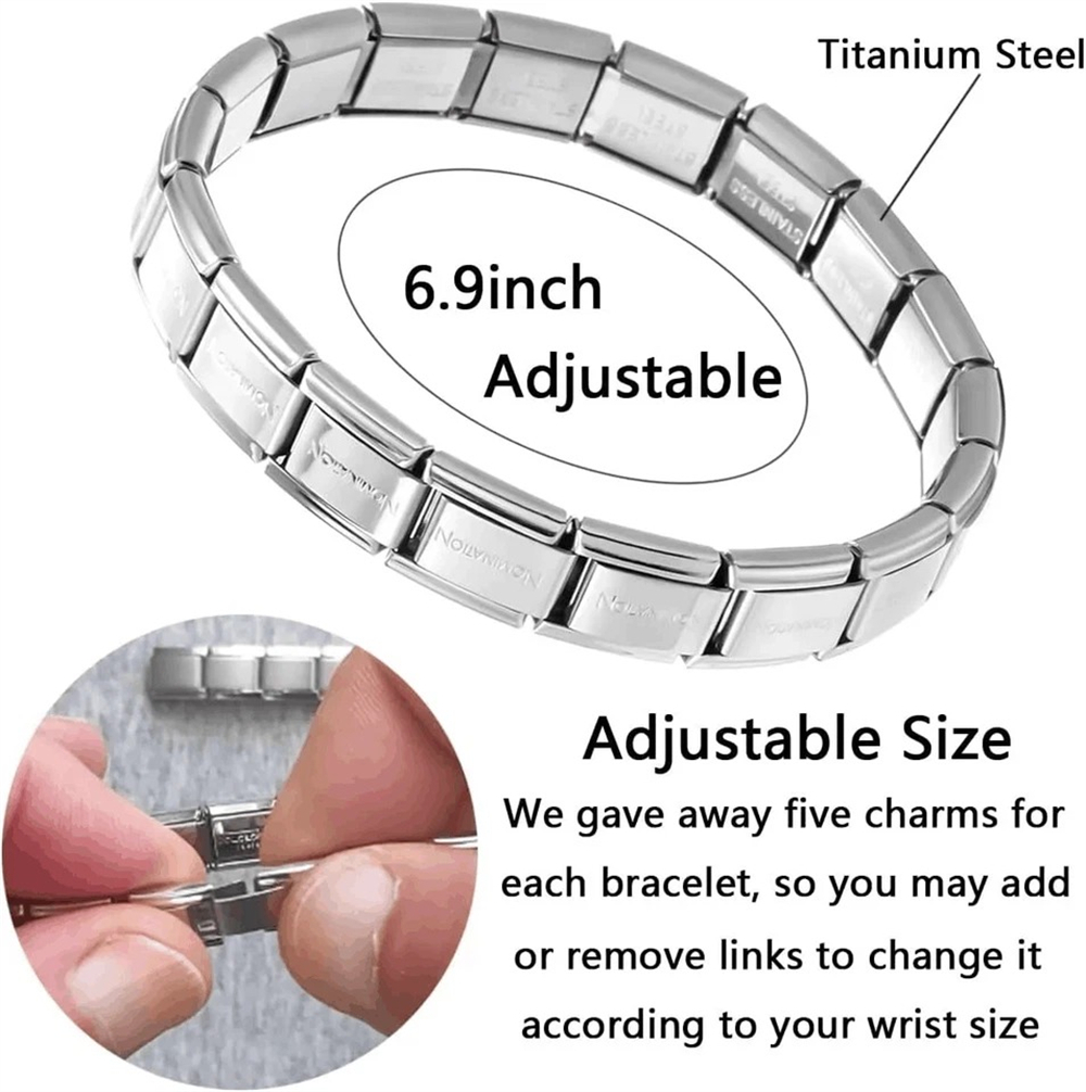 不鏽鋼彈力真空模塊冷淡風手鏈 UA0532