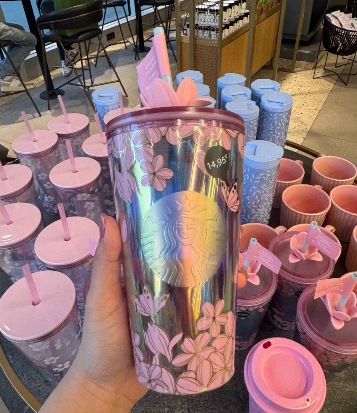 歐洲限定Starbucks限定  Starbucks 24安士 櫻花系列