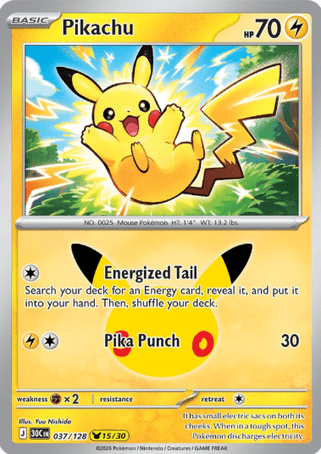 Pokemon TCG 30th Celebration - Pikachu Single Card 