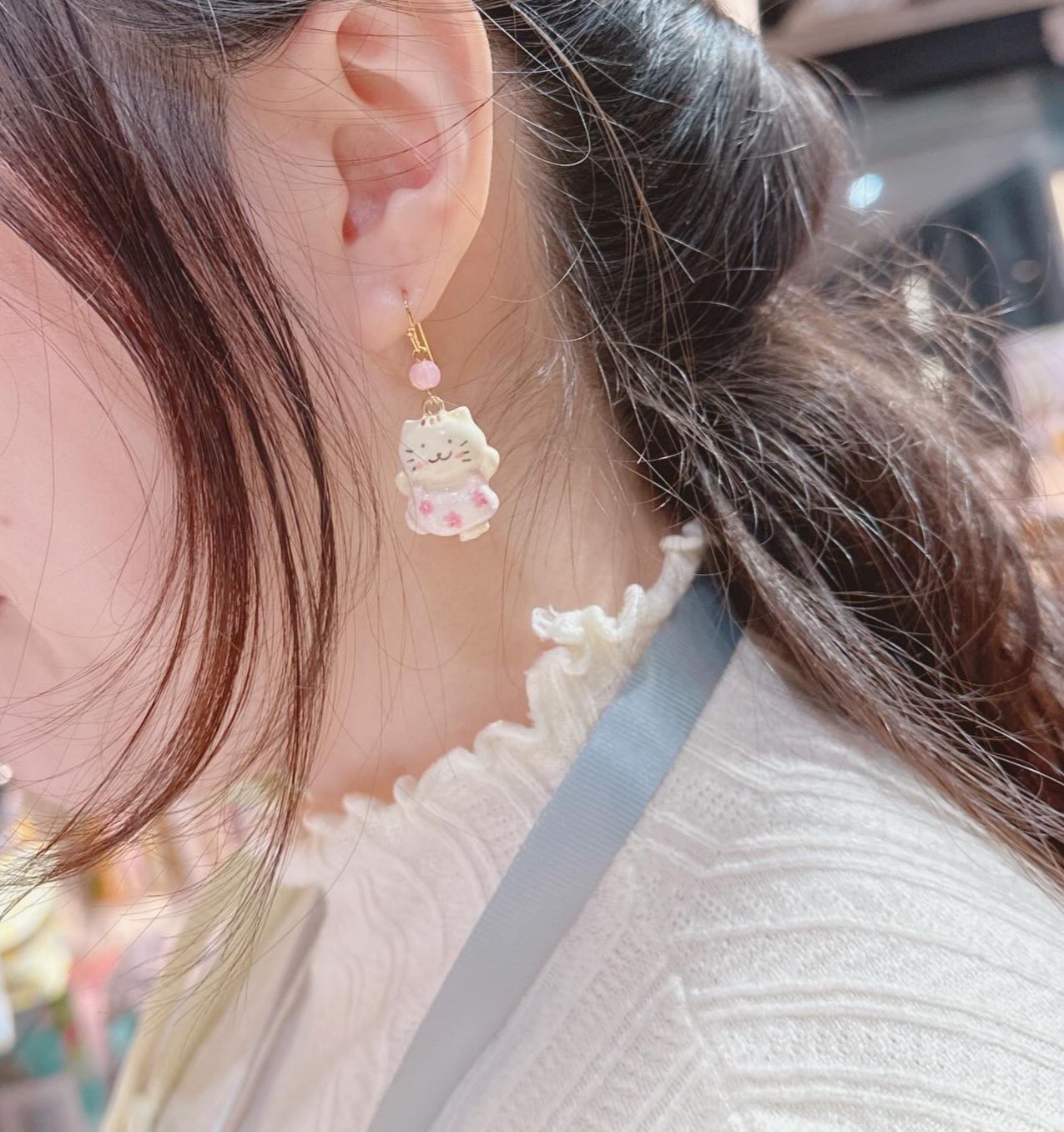 ᴿᵒˢᵉ ᵗⁱᵐᵉ ʰᵃⁿᵈᵐᵃᵈᵉ7️⃣週年 #3月28-30日半價飾物 🈹 手繪跳舞小貓兒