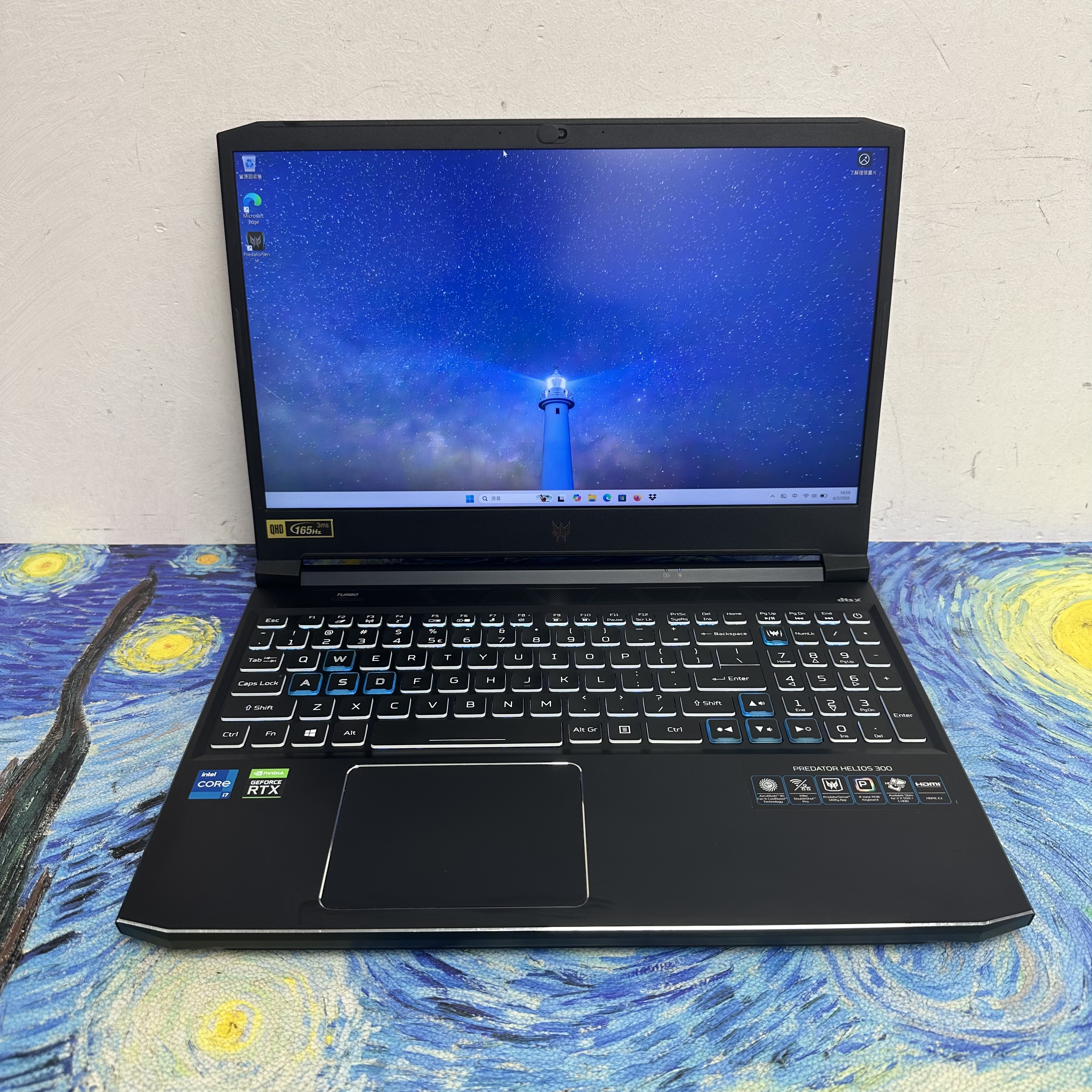 (Acer RTX3070 頂級電競機🔥) Acer  Predator i7-11800H/16GB Ram/1TB HDD,1TB SSD/RTX 3070/2.5K 165Hz / Gaming Laptop / Notebook / PC / Movie / Netflix / YouTube / Music