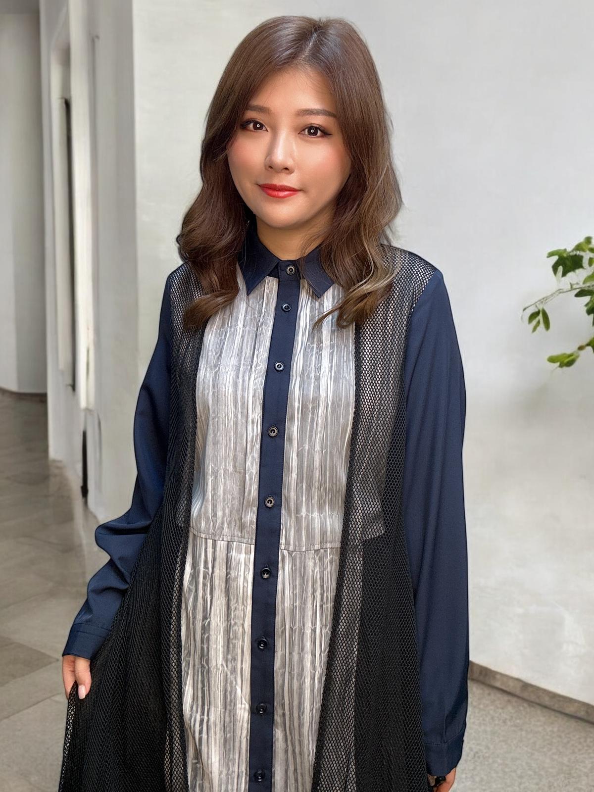 103369 BS422 仿兩件連身裙