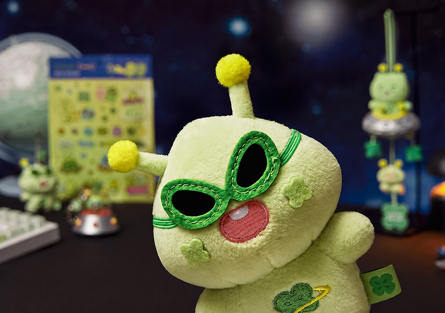 Lucky Beam 外星人 Apeach 公仔鎖匙扣