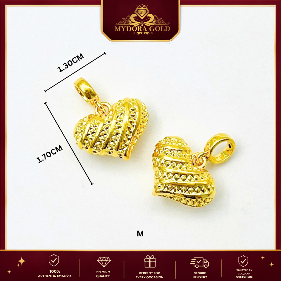 MYDORA Charm Puffed Love (5G) l EMAS 916/22K