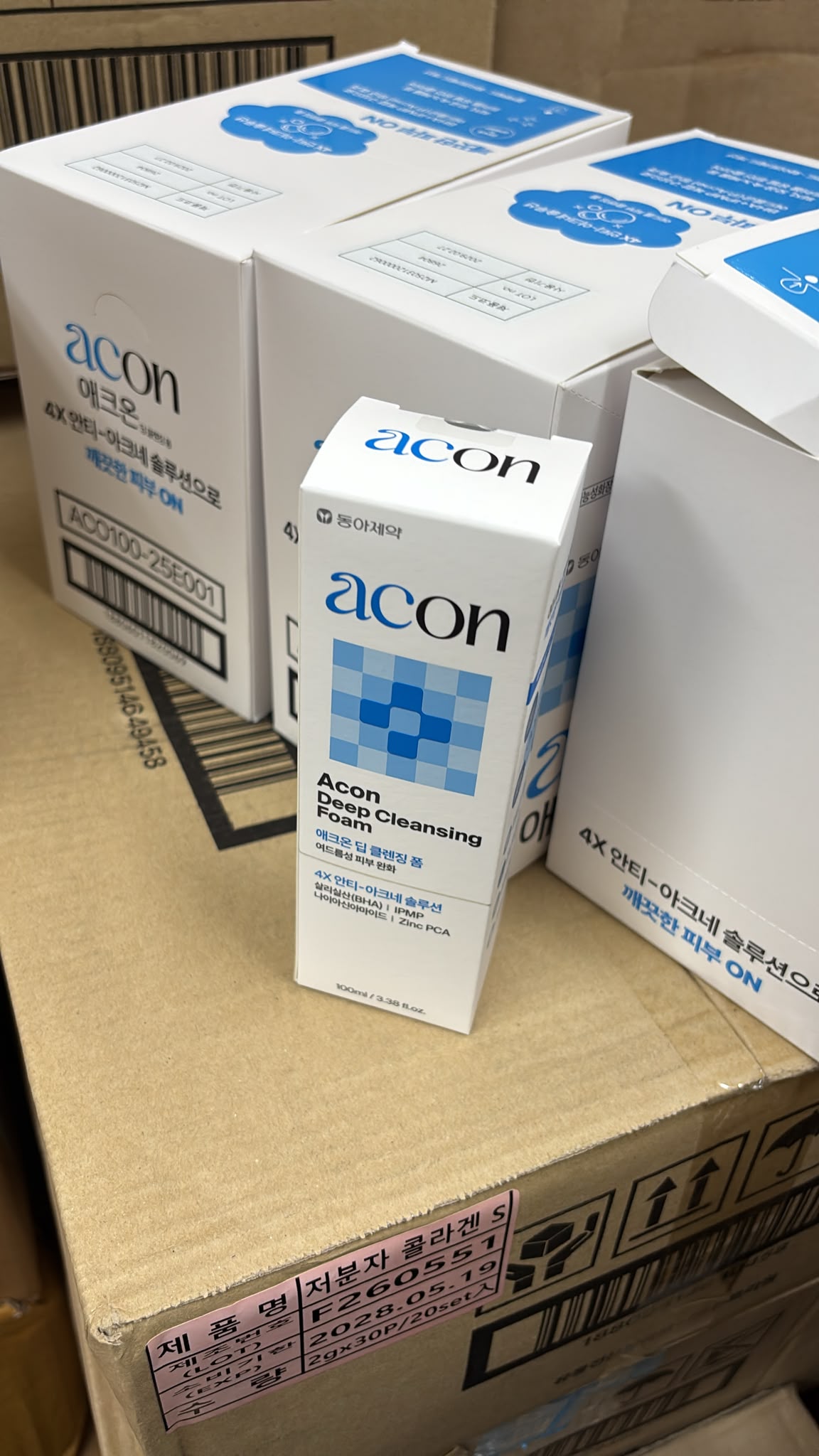 韓國東亞製藥acon 水楊酸深清淨化粉刺抗菌抗痘潔面 100ml