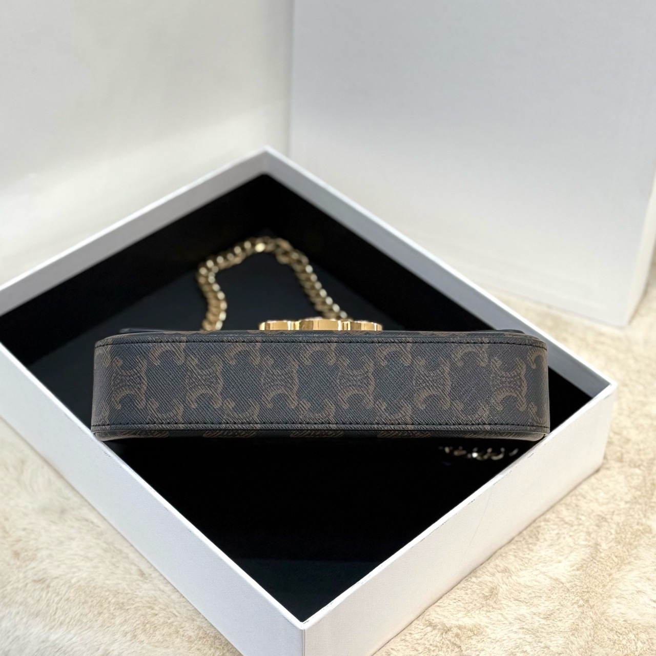 【預訂貨品】Celine凱旋門老花腋下包