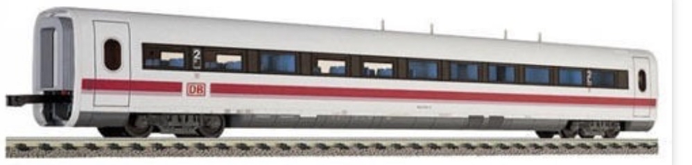 高速列車車廂系列：Fleischmann HO ICE-1 高速列車車廂（附燈光套件）