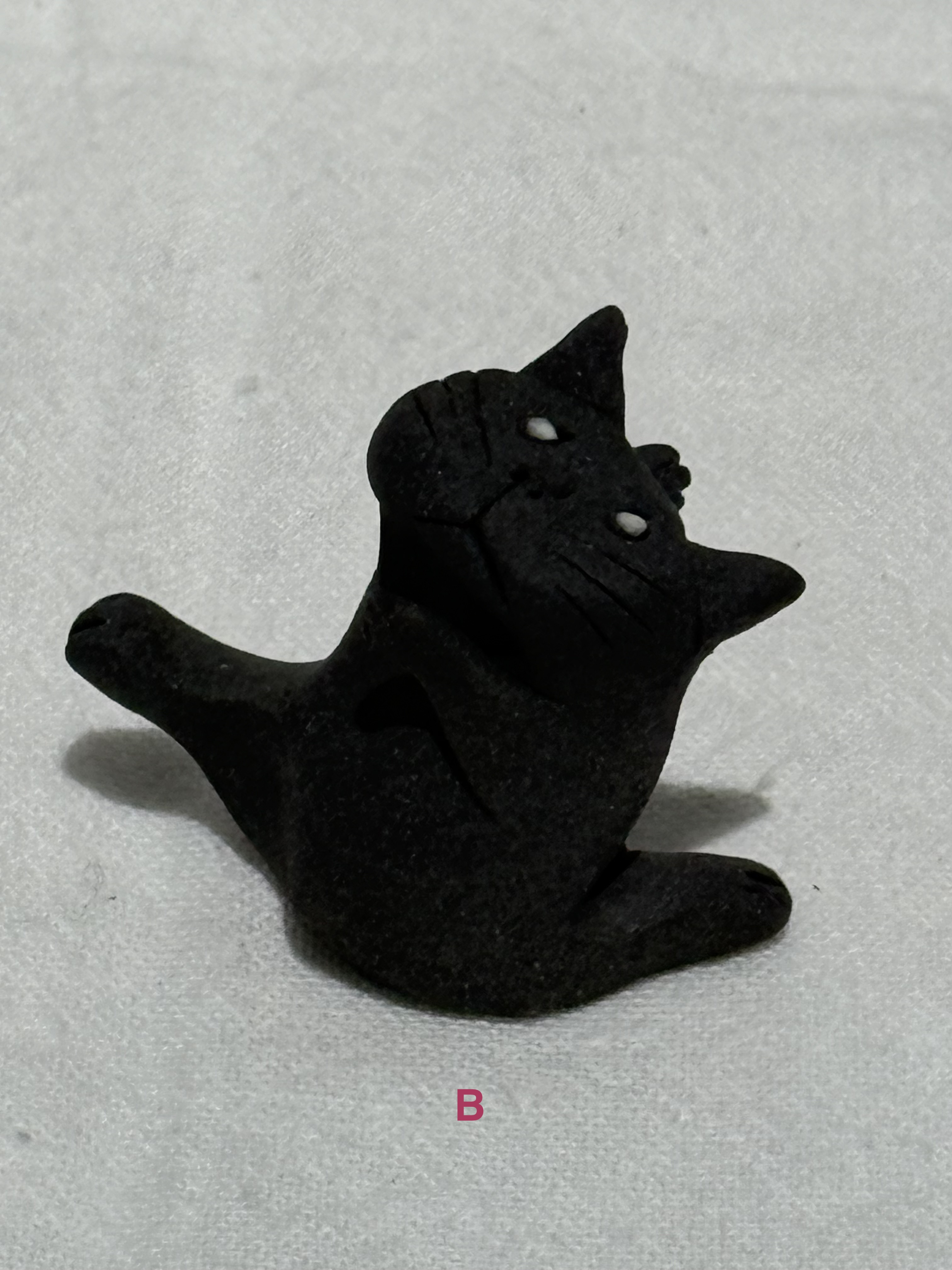 半澤淳子  黑色貓咪擺件 ABCDE款