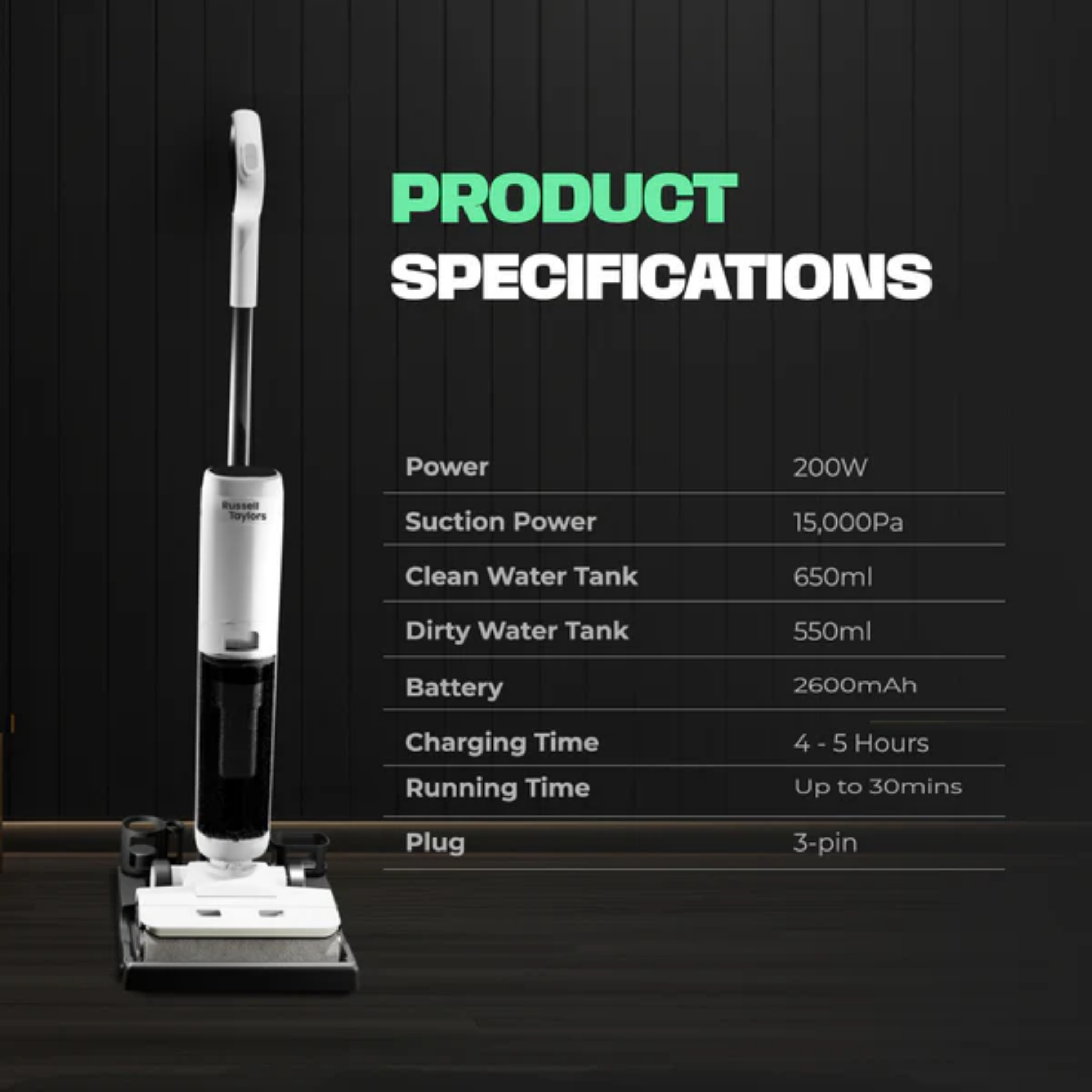 Russell Taylors Wet & Dry Floor Washer (i3)