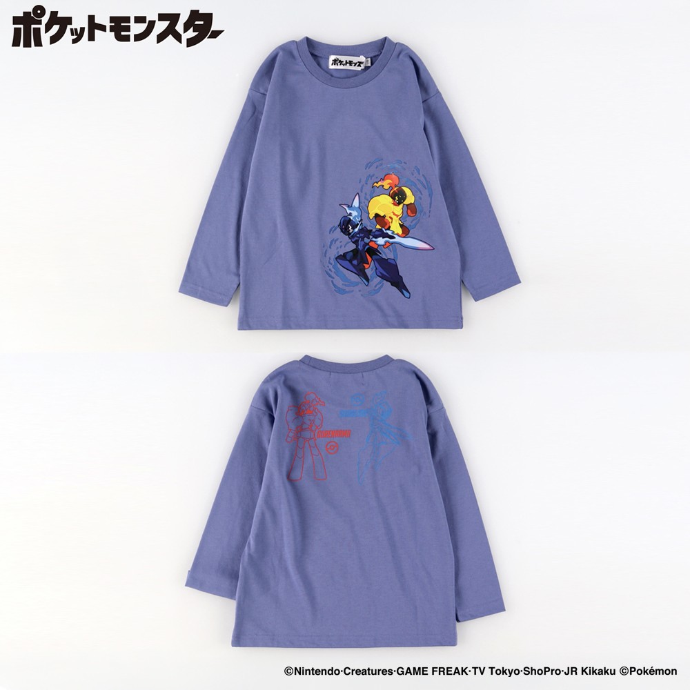 🆕【⭐訂購⭐】 🇯🇵日本直送 🌀#Pokemon 前後印花長袖Tee［6款選］🌀 [ELIA-0051][261008]